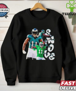 AJ Brown swole action Philadelphia Eagles shirt