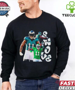 AJ Brown swole action Philadelphia Eagles shirt