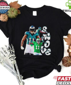 AJ Brown swole action Philadelphia Eagles shirt