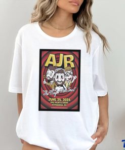 AJR Jun 25 2024 PPG Paints Arena in Pittsburgh PA Poster Shirt