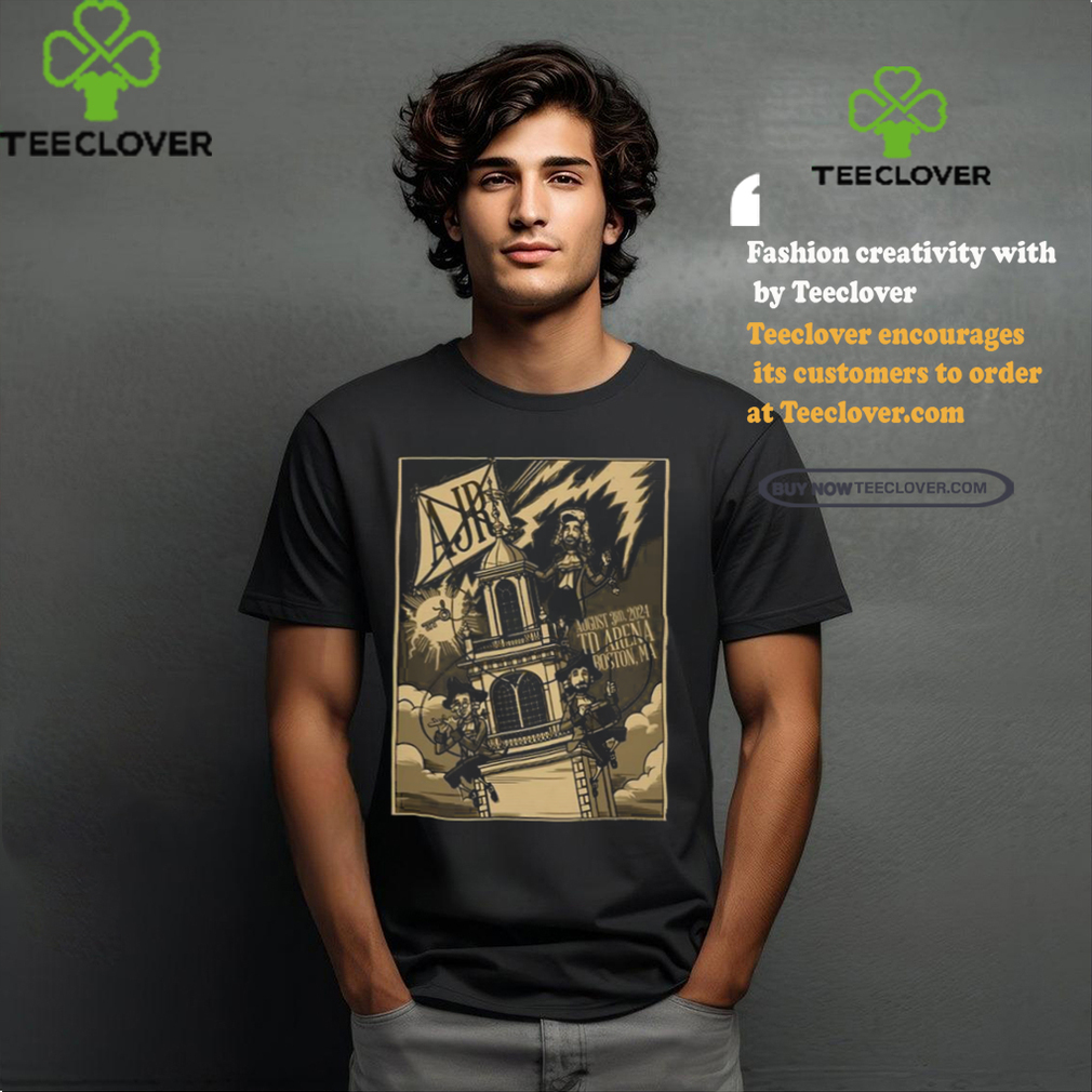AJR TD Garden Boston MA August 3 2024 Poster shirt AJR TD Garden Boston MA August 3 2024 Poster shirt