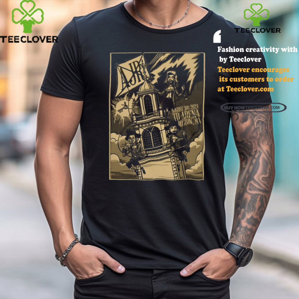 AJR TD Garden Boston MA August 3 2024 Poster shirt AJR TD Garden Boston MA August 3 2024 Poster shirt