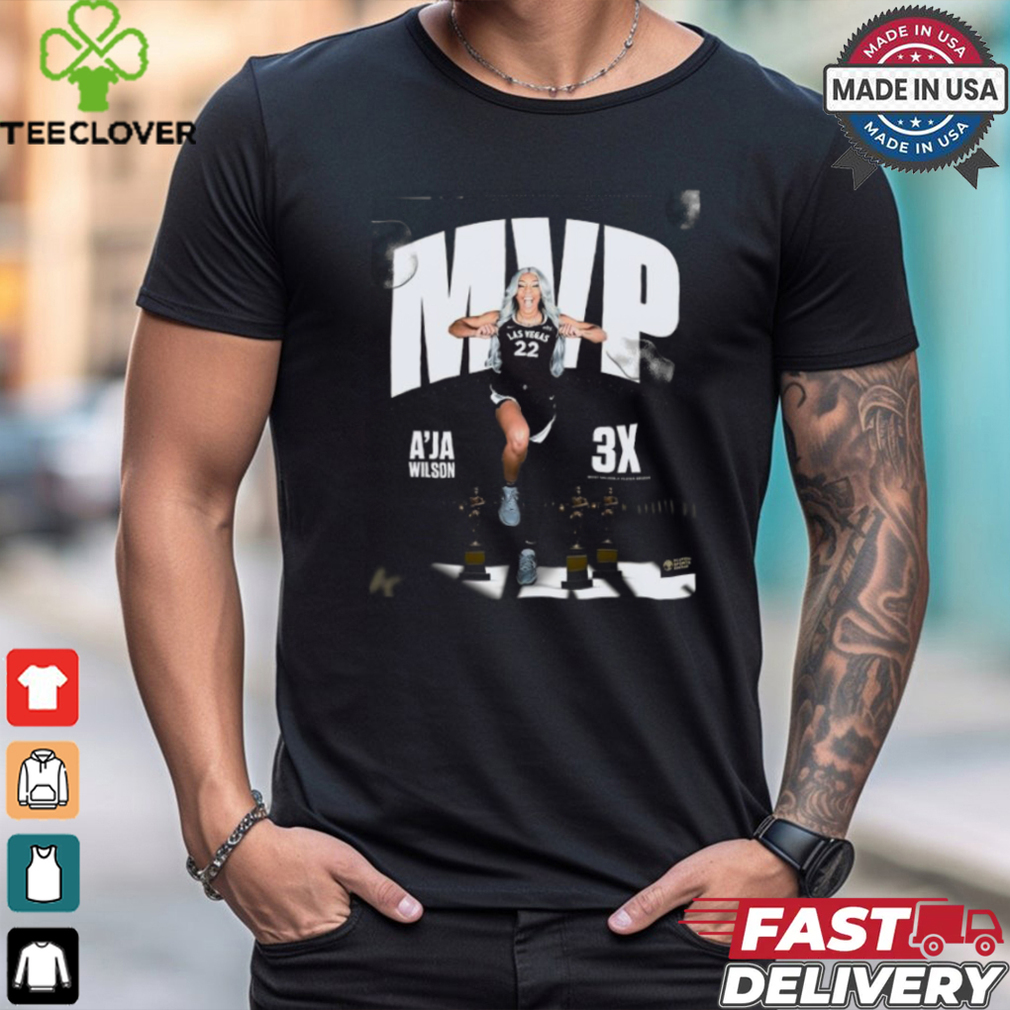 A’Ja Wilson Mvp 3X Most Valuable Player Award 2024 shirt A’Ja Wilson Mvp 3X Most Valuable Player Award 2024 shirt