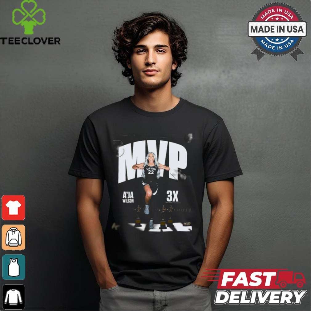 A’Ja Wilson Mvp 3X Most Valuable Player Award 2024 shirt A’Ja Wilson Mvp 3X Most Valuable Player Award 2024 shirt