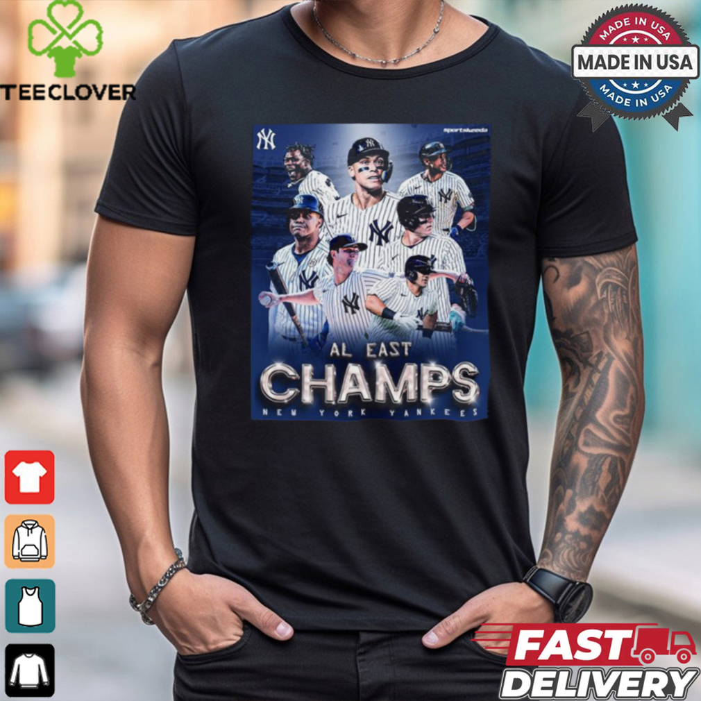 AL East Champs New York Yankees Poster Shirt AL East Champs New York Yankees Poster Shirt