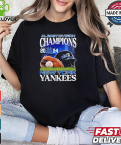 AL East Division Champions 2024 New York Yankees Retro Helmet shirt 2 AL East Division Champions 2024 New York Yankees Retro Helmet shirt