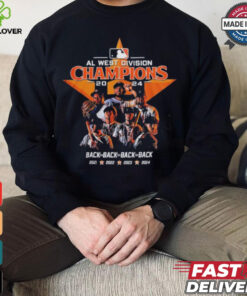 AL West Champions Houston Astros Back To Back To Back To Back Shirt