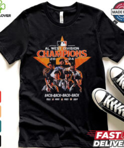 AL West Champions Houston Astros Back To Back To Back To Back Shirt