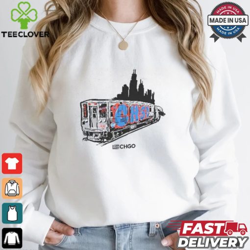 ALLCITY Adult Chicago L Train T Shirt