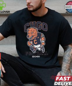 ALLCITY Adult Chicago Mascot Black T Shirt