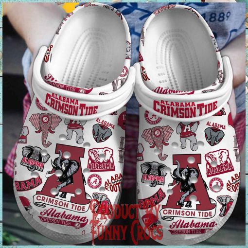 ALabama Crimson Roll Tide NCAA Crocs