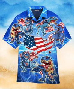 AMERISAURUS REX AMERICA RAWR HAWAIIAN SHIRT