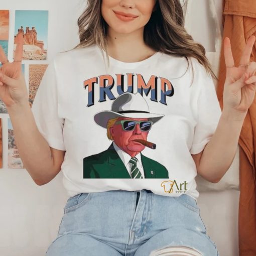 Cowboy Donald Daddy Make America Great Shirt