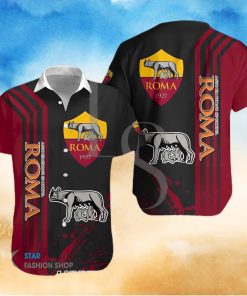 AS Roma Seria A Hawaiian Shirt