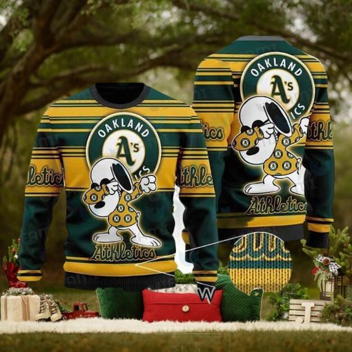 A’S Sweater Greatest Snoopy Oakland Athletics Gift