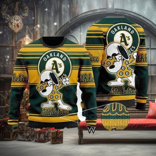 A’S Sweater Greatest Snoopy Oakland Athletics Gift