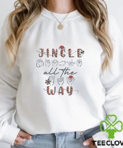 ASL Jingle All The Way Fingerspelling Shirt