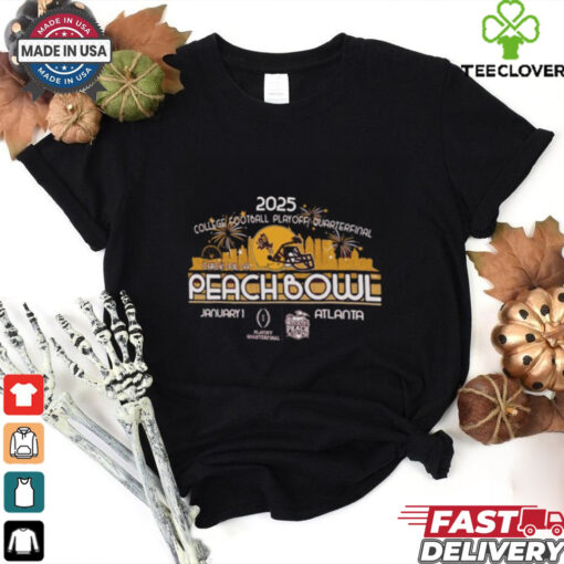 ASU Football 2025 Peach Bowl CFP Retro Skyline Shirt