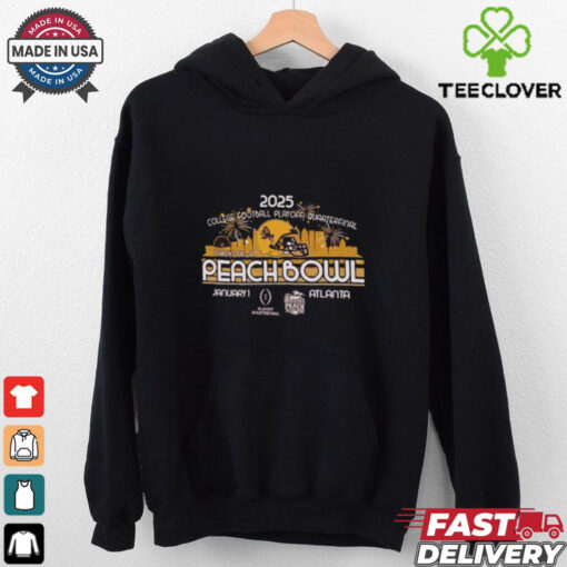 ASU Football 2025 Peach Bowl CFP Retro Skyline Shirt