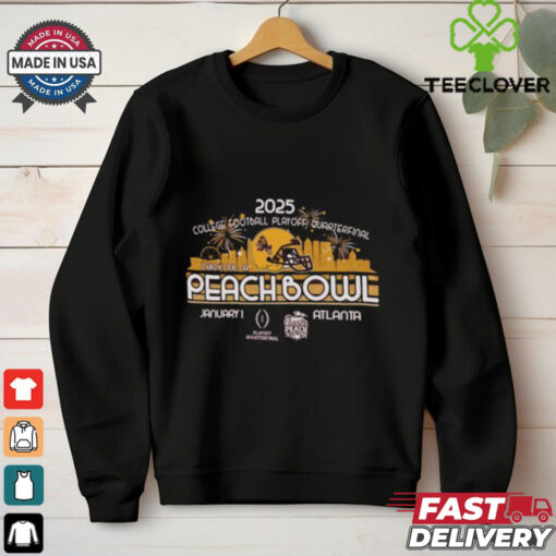 ASU Football 2025 Peach Bowl CFP Retro Skyline Shirt