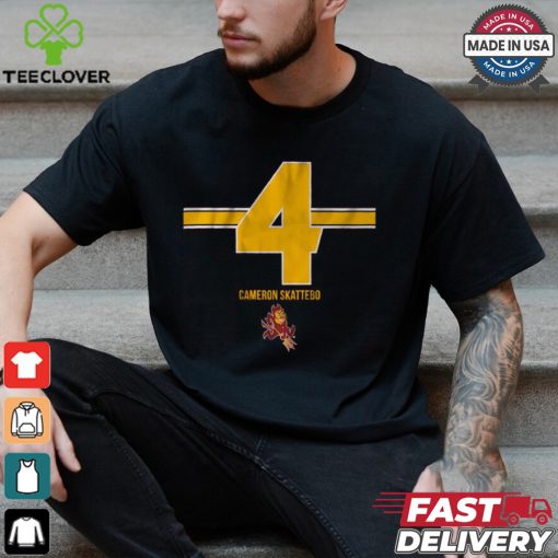 ASU Football Cameron Skattebo 4 Stripe Shirt