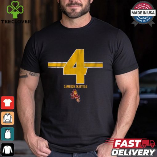 ASU Football Cameron Skattebo 4 Stripe Shirt