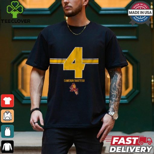 ASU Football Cameron Skattebo 4 Stripe Shirt