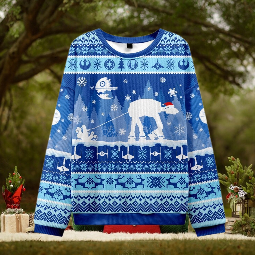 AT Snow Walker Christmas Ugly Christmas Sweater AT Snow Walker Christmas Ugly Christmas Sweater