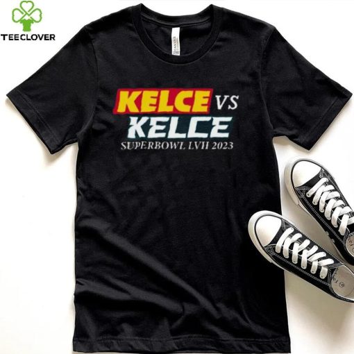 Kelce vs Kelce Funny Kelce’s Brother Travis And Jason Super Bowl 2023 Shirt