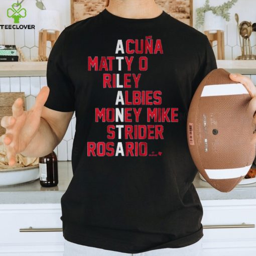 ATLANTA BASEBALL NAMES SHIRT