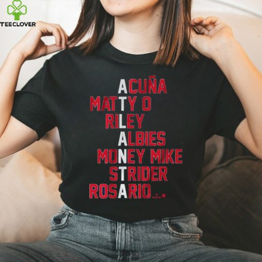 ATLANTA BASEBALL NAMES SHIRT