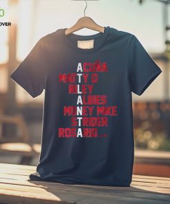 ATLANTA BASEBALL NAMES SHIRT