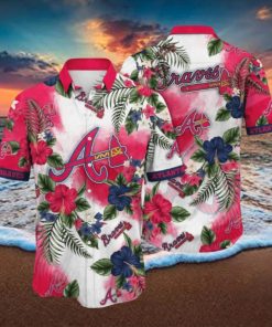 ATLANTA BRAVES MLB FLOWER HAWAIIAN SHIRT