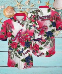 ATLANTA BRAVES MLB FLOWER HAWAIIAN SHIRT