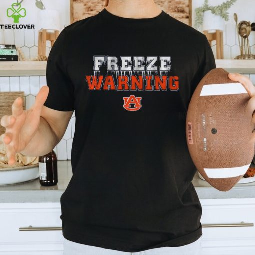 AUBURN FOOTBALL FREEZE WARNING SHIRT