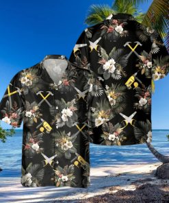 AWESOME CARPENTER AOP POCKET HAWAIIAN SHIRT