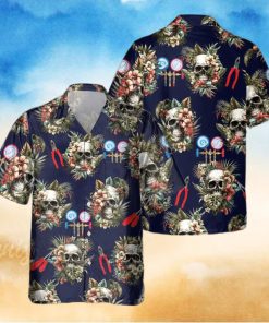 AWESOME HVAC TECH AOP POCKET HAWAIIAN SHIRT FtpwpiGcP