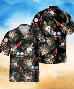 AWESOME HVACTECH AOP POCKET HAWAIIAN SHIRT