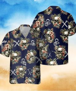 AWESOME MECHANIC AOP POCKET HAWAIIAN SHIRT