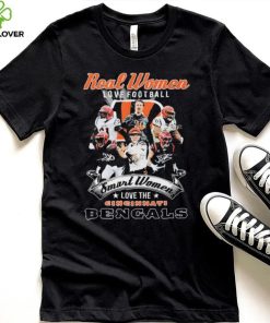 Real Women Love Football Smart Women Love The Cincinnati Bengals Shirt