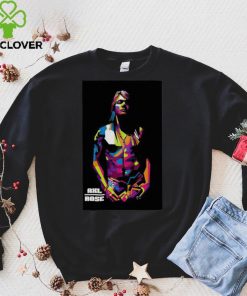 AXL Rose colorful photo T shirt