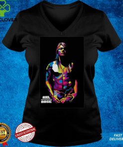 AXL Rose colorful photo T shirt