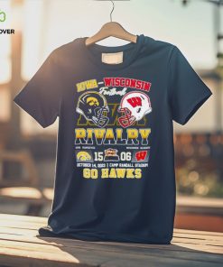 Rivalry Iowa Hawkeyes 15 06 Wisconsin Badgers go Hawks October 14 2023 hoodie, sweater, longsleeve, shirt v-neck, t-shirt