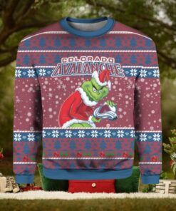 Aalanche Hockey Grnch Ugly Christmas Sweater