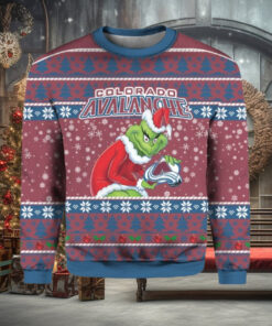 Aalanche Hockey Grnch Ugly Christmas Sweater
