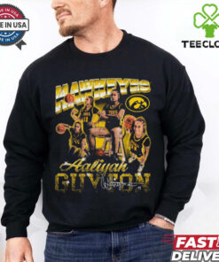Aaliyah Guyton Iowa Hawkeyes 90s Graphic Signature t shirt