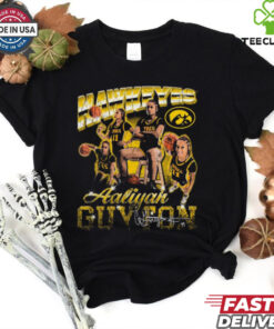 Aaliyah Guyton Iowa Hawkeyes 90s Graphic Signature t shirt