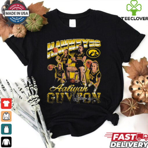 Aaliyah Guyton Iowa Hawkeyes 90s Graphic Signature t shirt