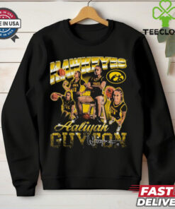 Aaliyah Guyton Iowa Hawkeyes 90s Graphic Signature t shirt