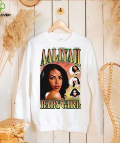 Aaliyah baby girl Vintage T shirt 1 Aaliyah baby girl Vintage T shirt
